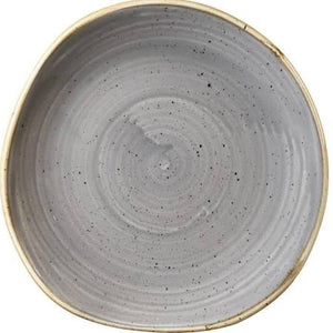 Churchill Stonecast Round Plates Peppercorn Grey 186mm - Dm459 (Box of 12)