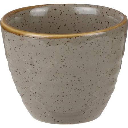 Churchill Stonecast Peppercorn Grey Ripple Dip Pot 2oz / 57ml - x 12 (Box of 12)