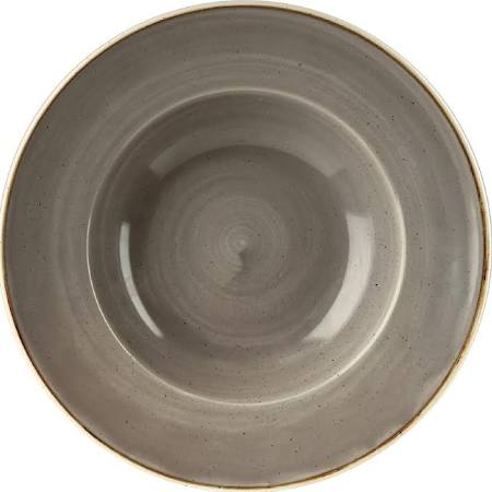 Churchill Studio Prints Stone Grey Wide Rim Bowl 280mm DM442 (Box of 12)