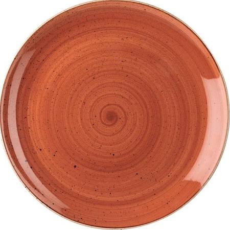 Churchill Stonecast Spiced Orange Coupe Plate 32.4cm / 12