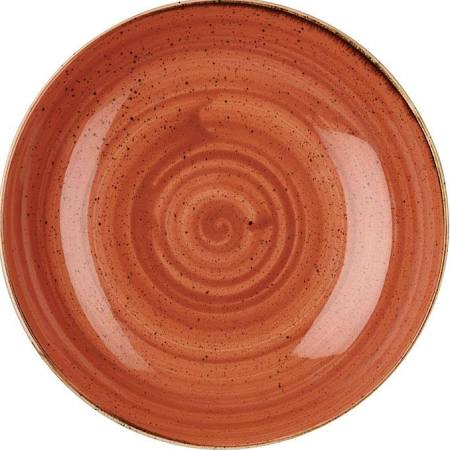 Churchill Stonecast Spiced Orange Coupe Bowl 31cm / 12