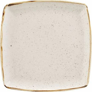Churchill Stonecast Barley White Deep Square Plate 26cm X6 | SWHSDS101 (Box of 6)