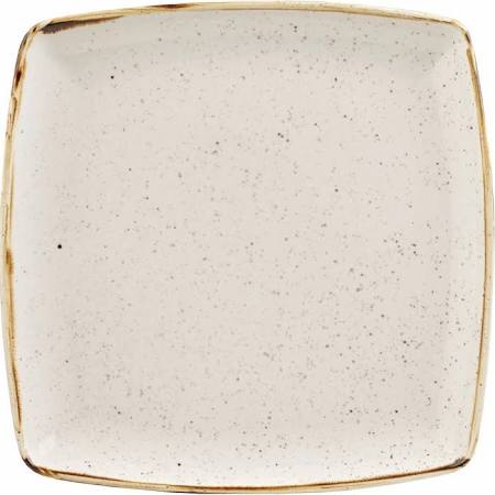 Churchill Stonecast Barley White Deep Square Plate 26cm X6 | SWHSDS101 (Box of 6)