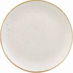 Churchill Stonecast Round Coupe Plate Barley White 200mm (Box of 12)
