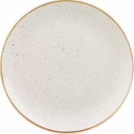 Churchill Stonecast Round Coupe Plate Barley White 200mm (Box of 12)