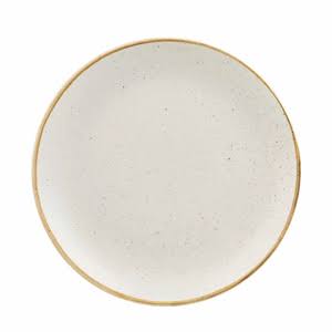 Churchill Stonecast Barley White Coupe Plate 8.67