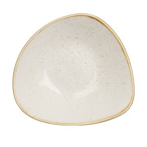 Churchill Stonecast Barley White Triangular Plate 23cm - SWHSTR91 (Box of 12)