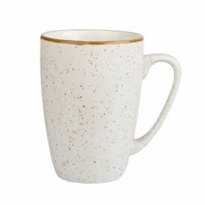 Churchill Stonecast Barley White Mug 340ml x 12 Rustic Coffee Mug (Box of 12)