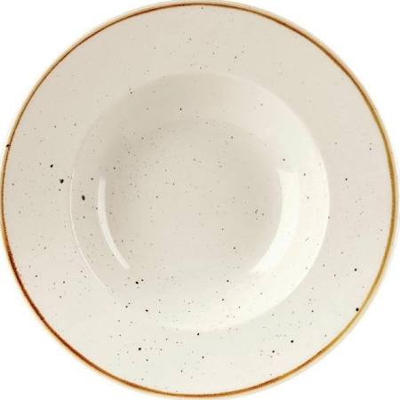 Churchill Stonecast Barley White Wide Rim Bowl 24cm x12 - SWHSVWBM1 (Box of 12)