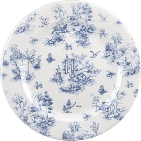 Churchill Vintage Prints Prague Toile Plate 27.6cm -X 6 - TOPVP581 (Box of 6)