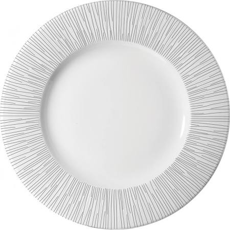 Churchill Super Vitrified Churchill Bamboo Wide Rim Plate 301mm (Box of 12)