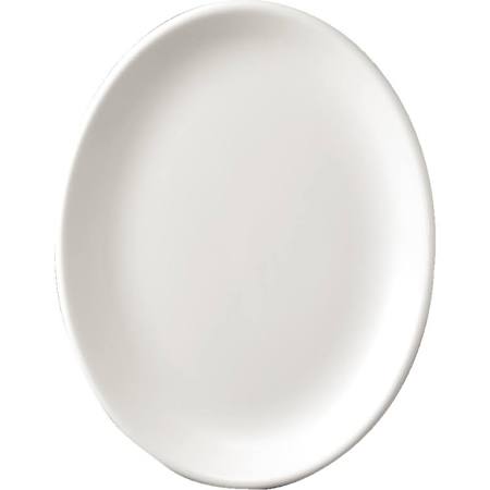 Churchill Plain Whiteware Oval Plates 340mm U718 (Box of 12)