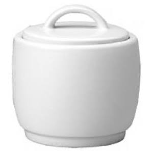 Churchill White Compact Covered Sugar Bowl 8oz (Box of 4)