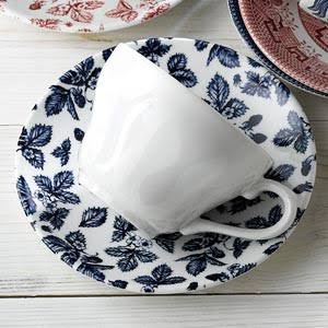 Churchill Vintage Prints White Georgian Tea Cup - x 12 - WHGTC71 (Box of 12)