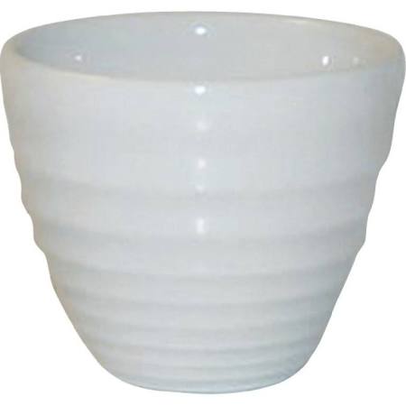 Churchill Bit on The side White Ripple Dip Pots 57ml - DL414 (Box of 12)