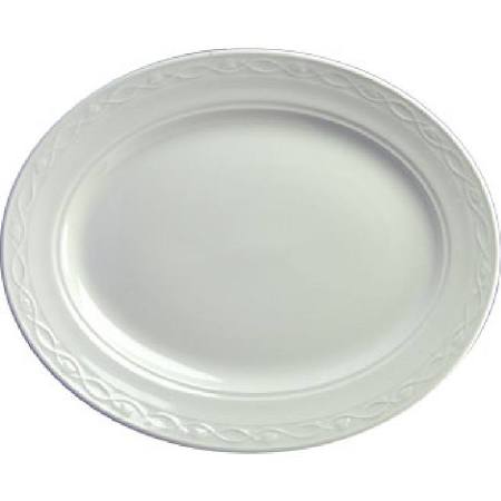 Churchill Chateau Blanc Oval Plates 305mm - M553 (Box of 12)
