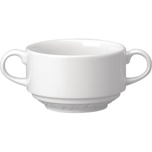 Churchill Chateau Blanc Handled Consomme Bowls 280ml - CA262 (Box of 12)