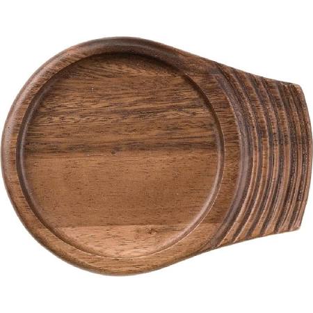 Churchill Single Handled Small Wooden Trays - CD141 (Box of 4)