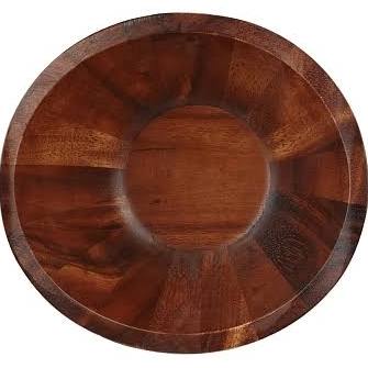 Churchill Moonstone Large Acacia Bowl 23 x 21.5 x 11cm (Box of 4)