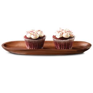 Churchill Moonstone Small Acacia Board 10 x 29cm (Box of 4)