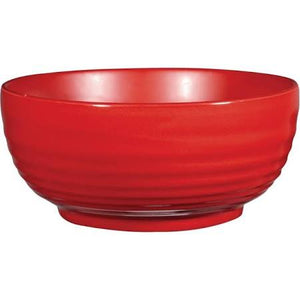 Churchill Art De Cuisine Red Glaze Ripple Bowls Large GF706 (Box of 4)