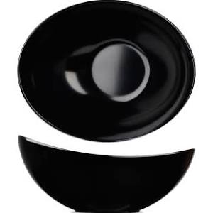 Churchill Moonstone Melamine Bowl Black 36 x 28cm (Box of 2)