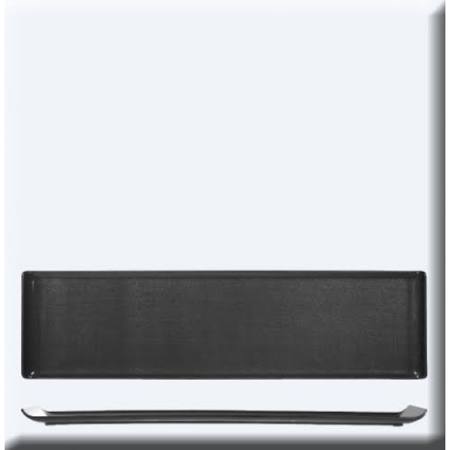 Churchill Alchemy Buffet - Black Rectangular Tray 22