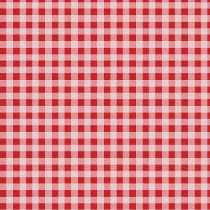 Gingham Greaseproof Paper 160x160 - Square (pack of 1000)