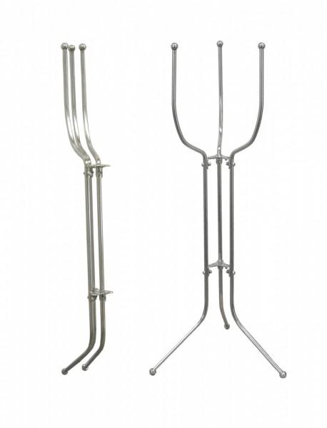 Stainless Steel Space-Saving  Folding Bucket Stand